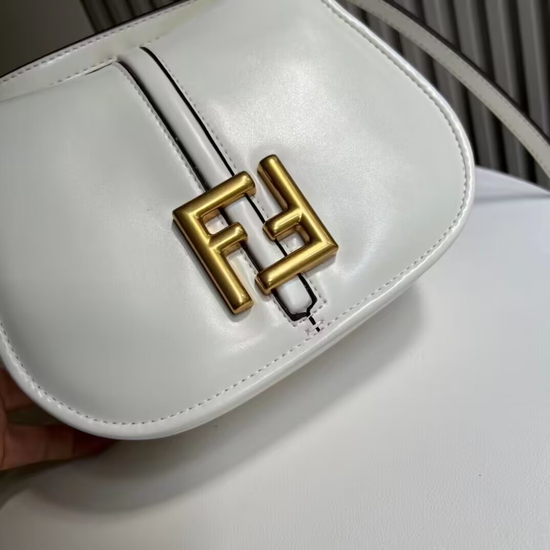 Fendi Cmon Mini leather bag 8BS082 White