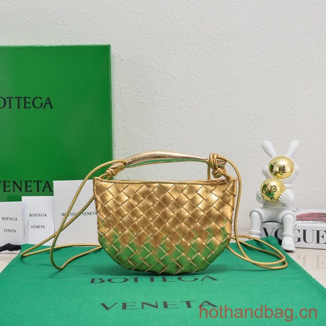 Bottega Veneta Mini Sardine 744267 gold