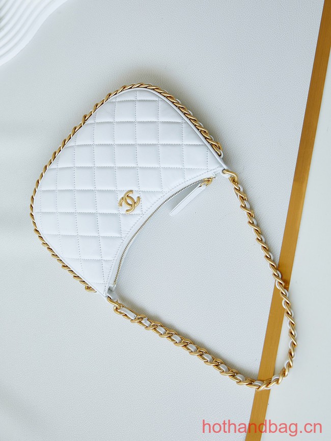 Chanel HOBO HANDBAG AS4378 white