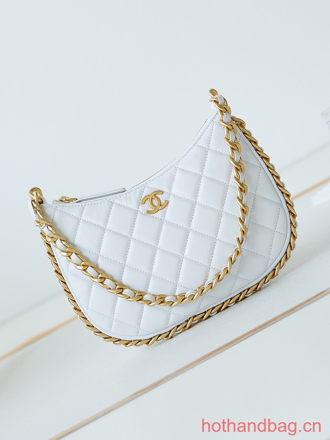 Chanel HOBO HANDBAG AS4378 white