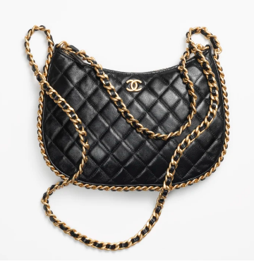 Chanel LARGE HOBO BAG AS4368 black