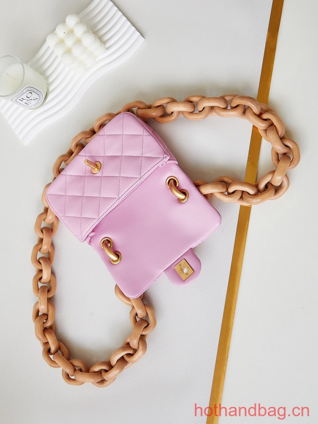 Chanel MINI FLAP BAG AS4165 Light Pink