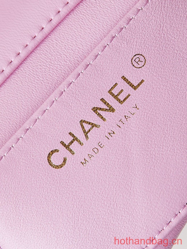 Chanel MINI FLAP BAG AS4165 Light Pink