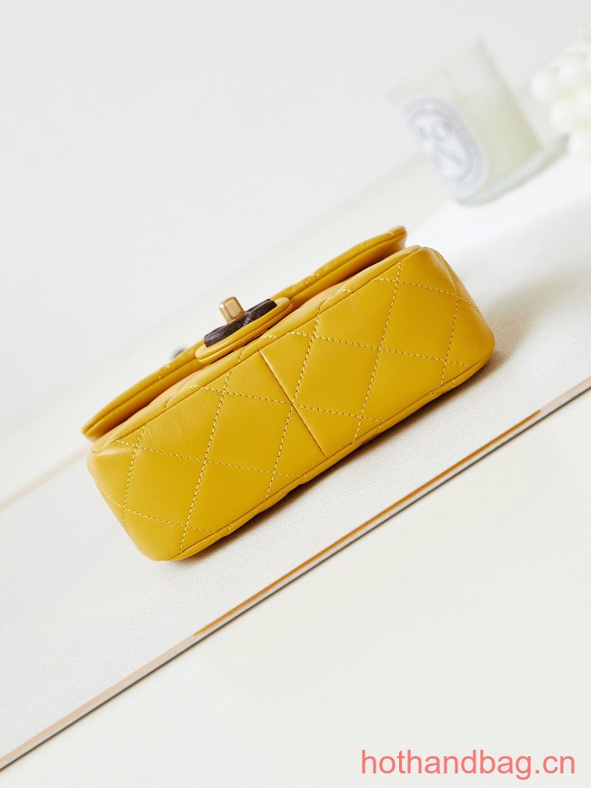 Chanel MINI FLAP BAG AS4165 Yellow