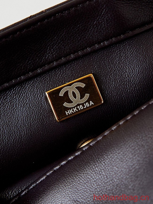 Chanel MINI FLAP BAG AS4165 Coffee