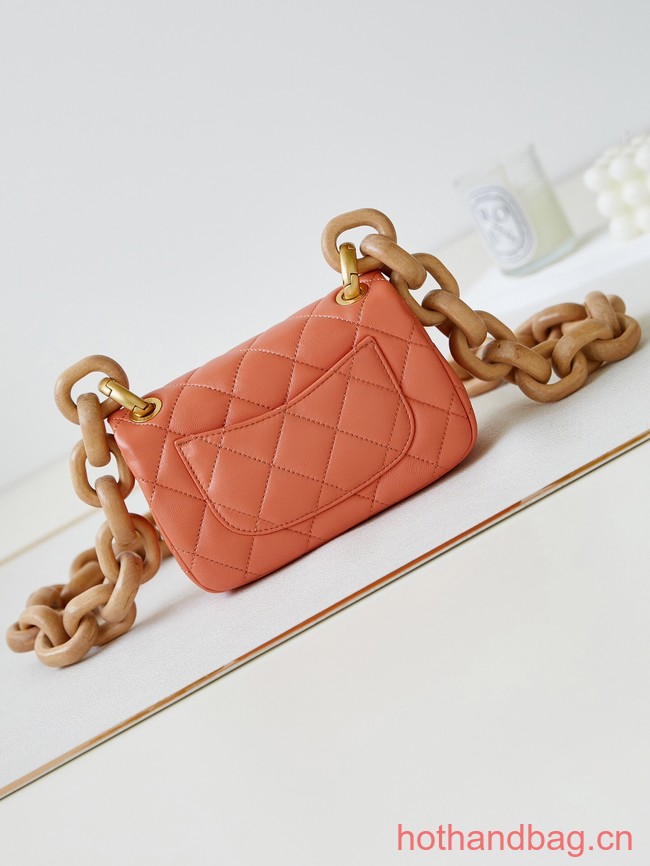 Chanel MINI FLAP BAG AS4165 orange