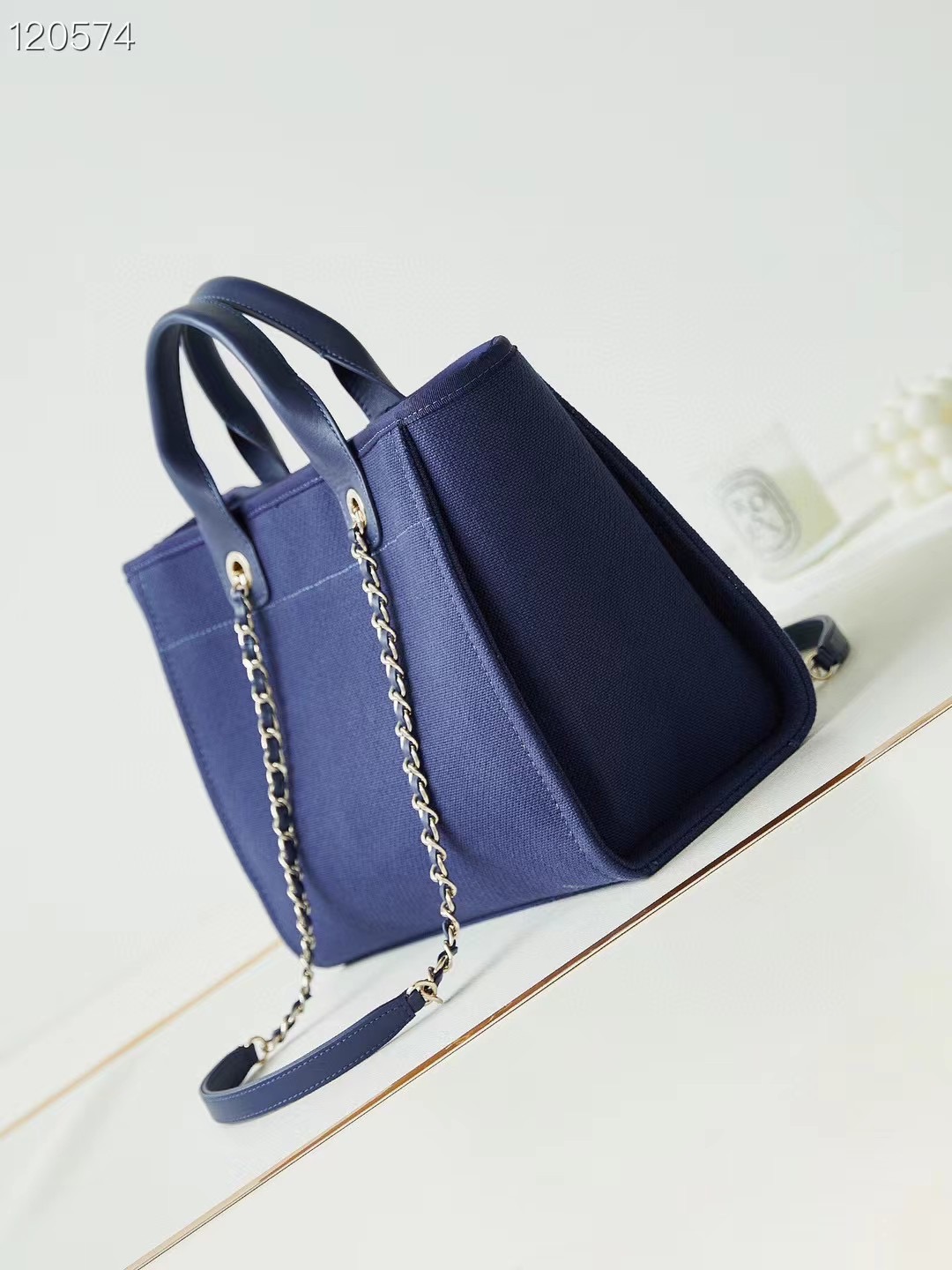 Chanel SHOPPING BAG AS3257 Blue