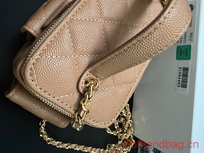 Chanel CLUTCH WITH CHAIN AP3017 Apricot