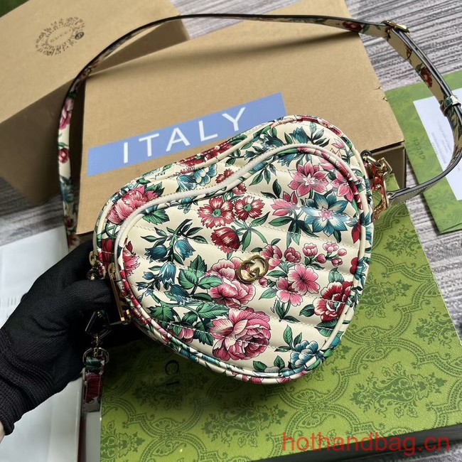 GUCCI SHOULDER BAG 740355 Flowers