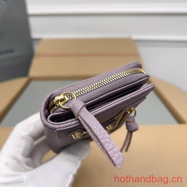 Balenciaga WOMENS LE CAGOLE MINI WALLET 71523 Light purple