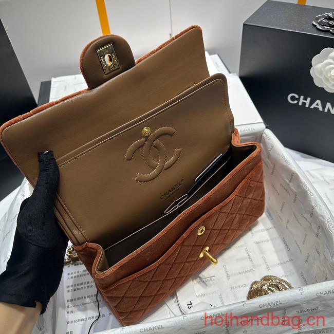 Chanel CLASSIC HANDBAG A1112 BROWN