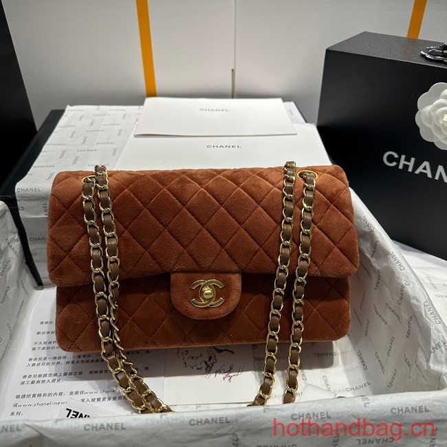 Chanel CLASSIC HANDBAG A1112 BROWN