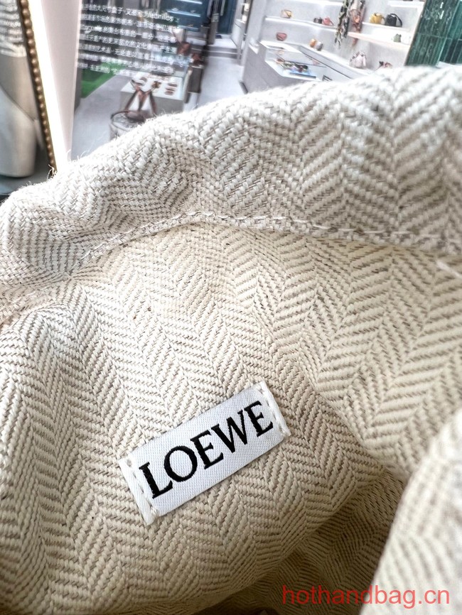 Loewe Original Leather Shoulder Handbag 0573 white