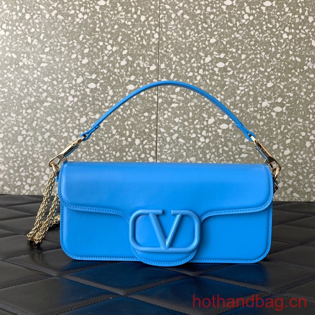 VALENTINO GARAVANI Loco Calf leather bag 2B0K30 Sapphire blue