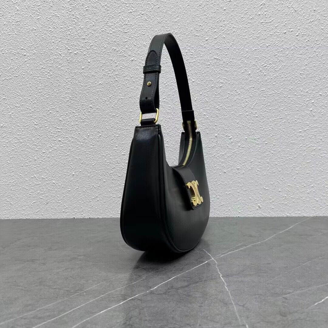 Celine AVA BAG IN SMOOTH CALFSKIN VINTAGE 114493 Black