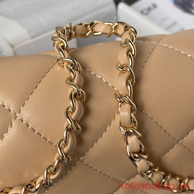 Chanel MINI FLAP BAG AS3791 Apricot