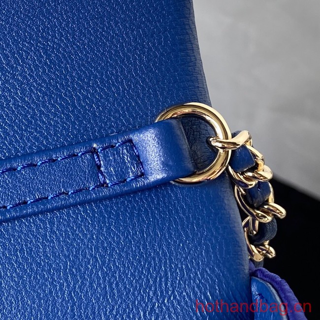 Chanel MINI FLAP BAG AS3791 blue