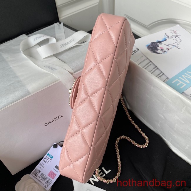 Chanel MINI FLAP BAG AS3791 light pink