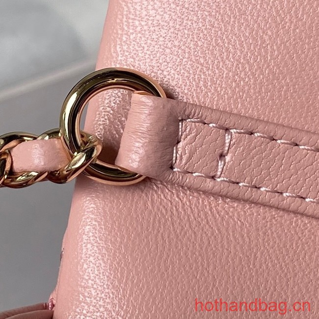 Chanel MINI FLAP BAG AS3791 light pink