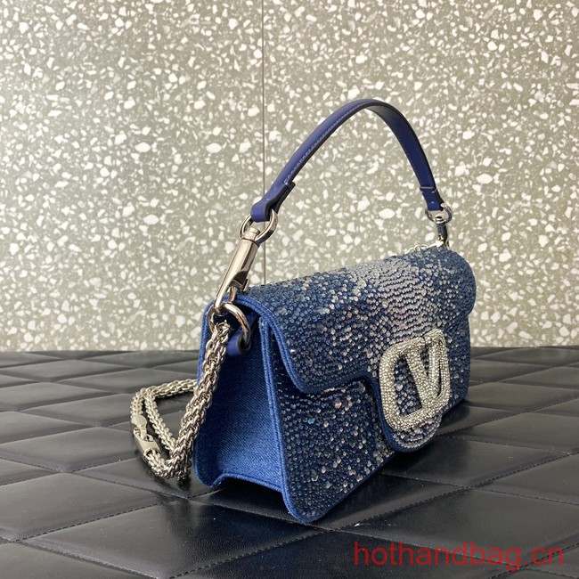 VALENTINO GARAVANI Loco Calf leather bag 2B0K3C blue