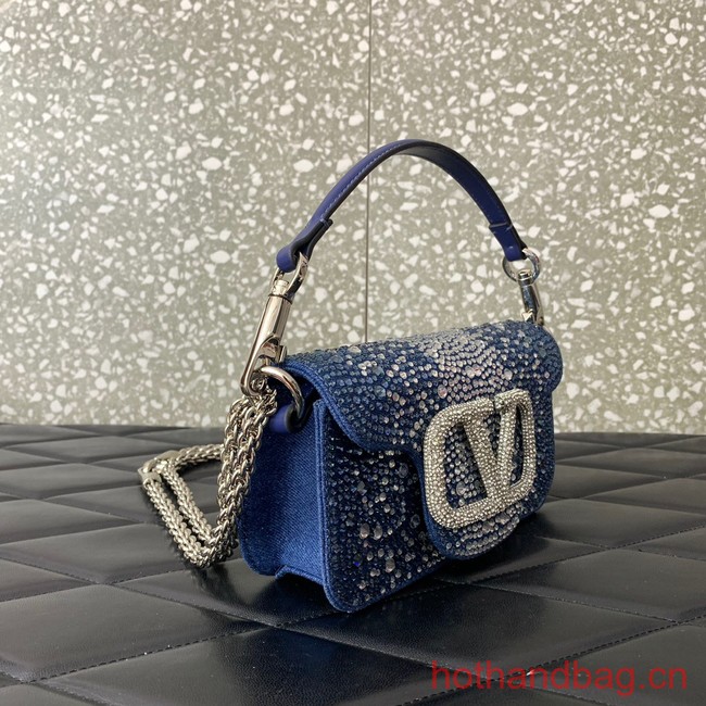 VALENTINO V-logo MINI LOCO bag 5032C blue