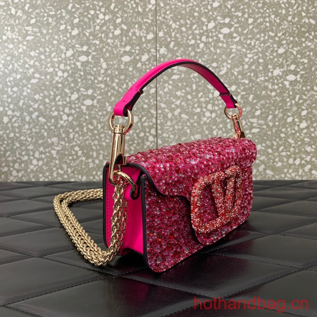 VALENTINO V-logo MINI LOCO bag 5032C rose