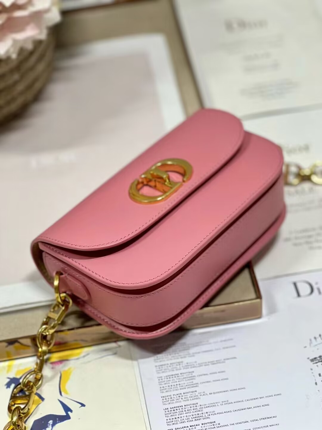 DIOR Box Calfskin M9261U pink