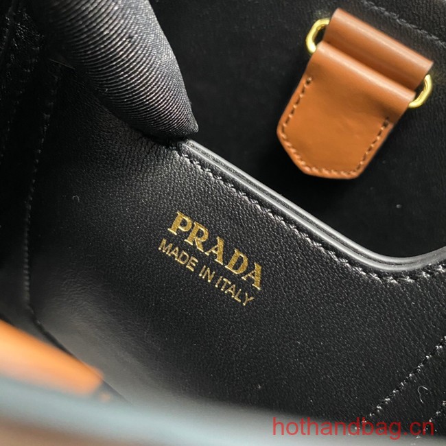 Prada Arque leather mini-bag 1BA373 brown