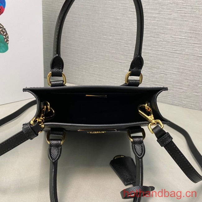 Prada Saffiano leather handbag 1BA358 black