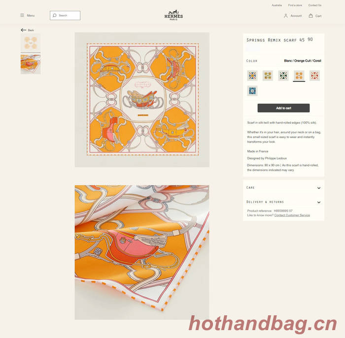 Hermes Scarf HEC00581