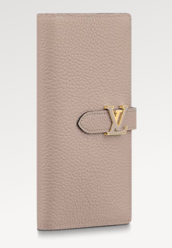 Louis Vuitton Vertical Wallet M81367 Galet Beige