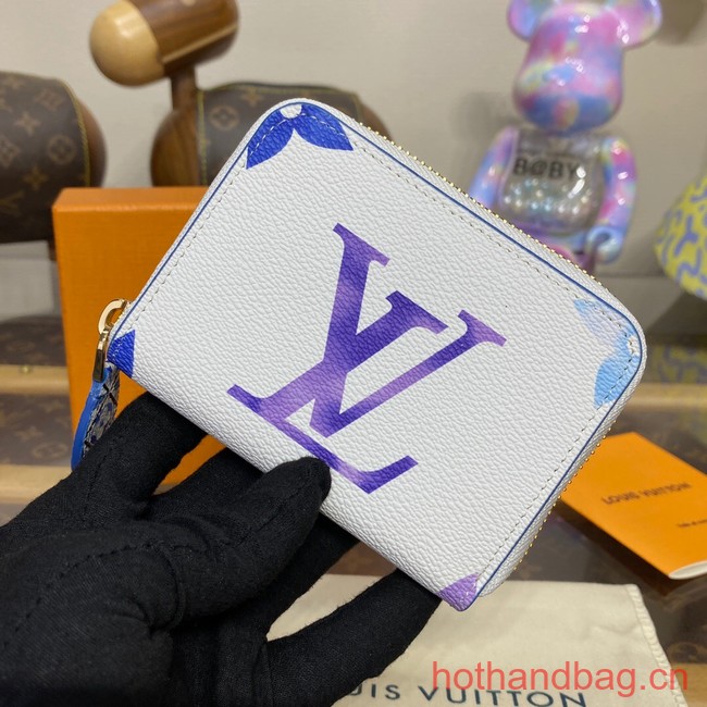 Louis Vuitton Zippy Coin Purse M82417 Blue