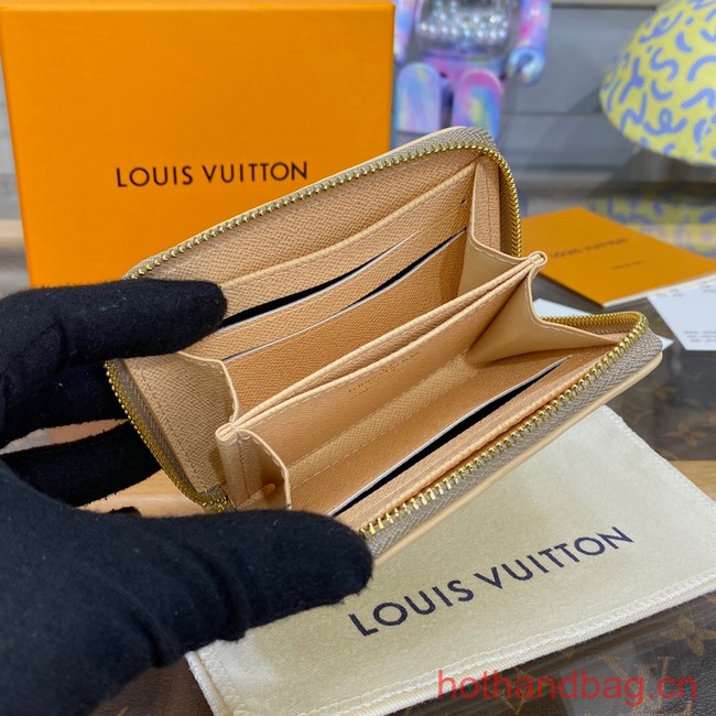 Louis Vuitton Zippy Coin Purse M82483 Beige