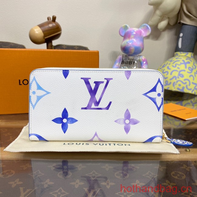 Louis Vuitton Zippy Wallet M82384 Blue