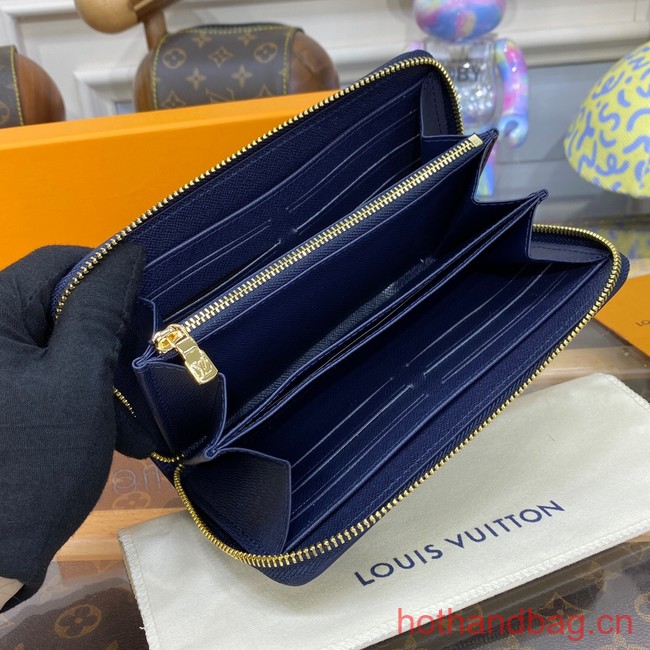 Louis Vuitton Zippy Wallet M82468 blue