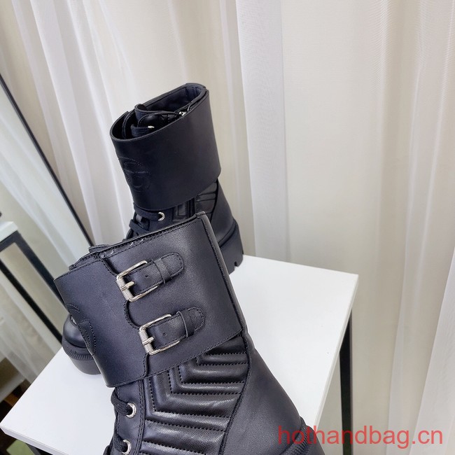 Gucci LEATHER ANKLE BOOT 93703-8