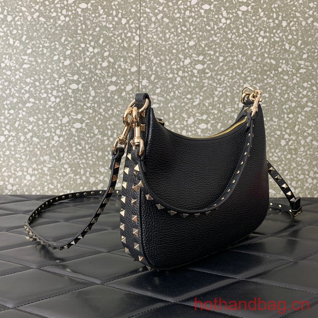 VALENTINO grain calfskin leather bag 0313 black