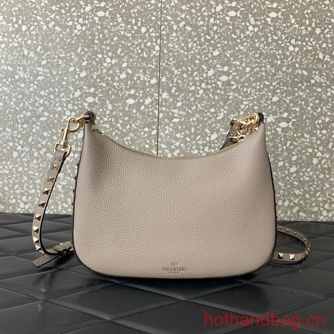 VALENTINO grain calfskin leather bag 0313 gray