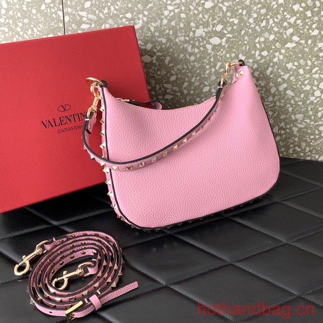 VALENTINO grain calfskin leather bag 0313 pink