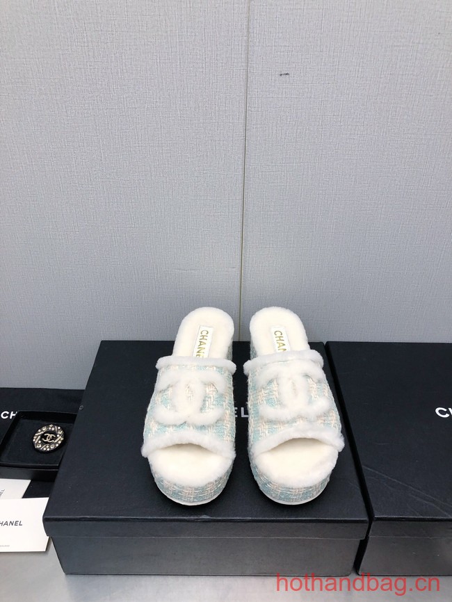Chanel Shoes Heel High 6.5CM 93708-1
