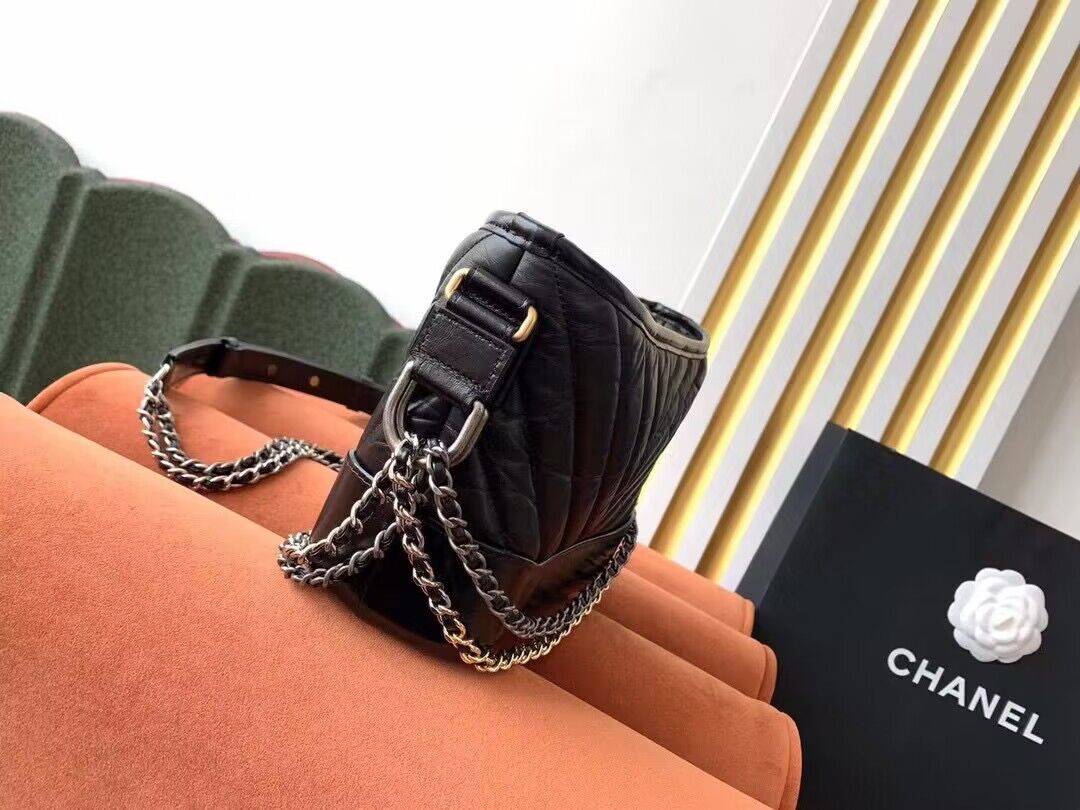 Chanel gabrielle small hobo bag A91810 Black