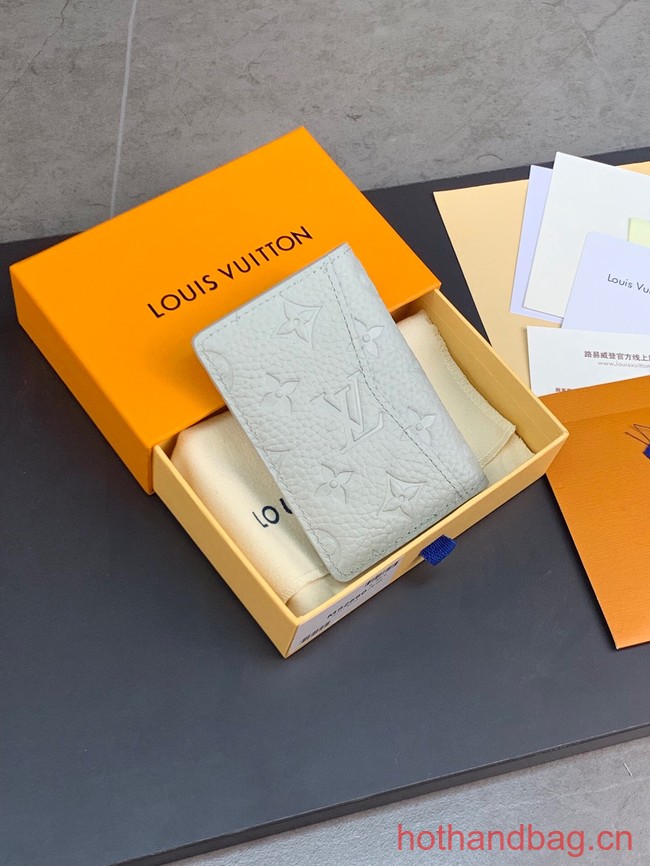 Louis Vuitton Pocket Organizer M82560 Mineral Gray