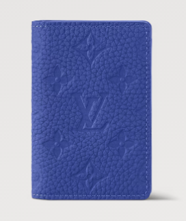 Louis Vuitton Pocket Organizer M82560 blue