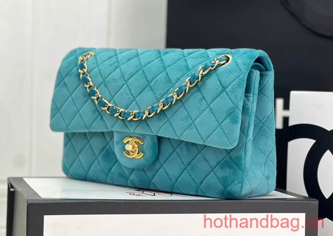 Chanel CLASSIC HANDBAG A1112 LIGHT BLUE