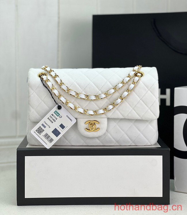 Chanel CLASSIC HANDBAG A1112 WHITE