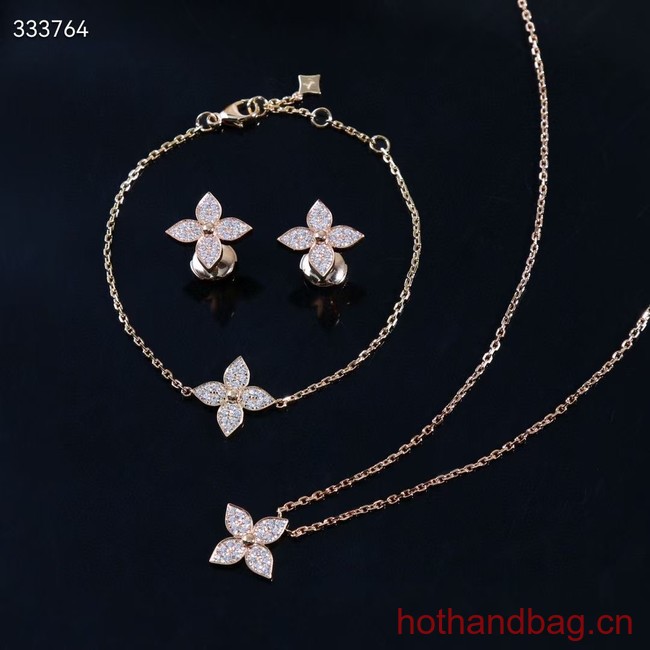 Louis Vuitton NECKLACE& Bracelet& Earrings Three-piece set CE12535