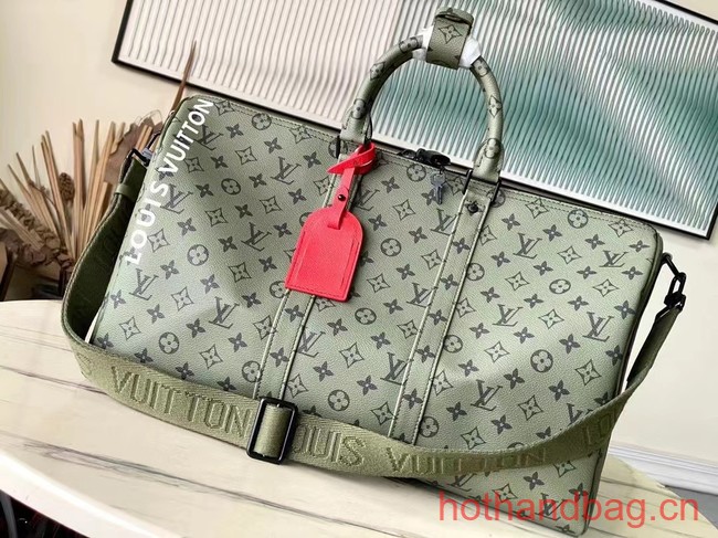 Louis Vuitton Keepall Bandouliere 45 M23962 Khaki Green