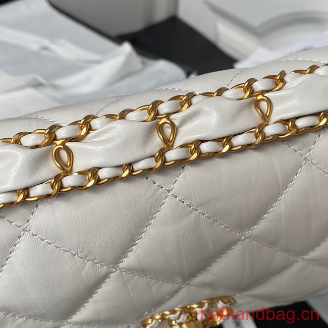 Chanel SMALL FLAP BAG AS4423 white