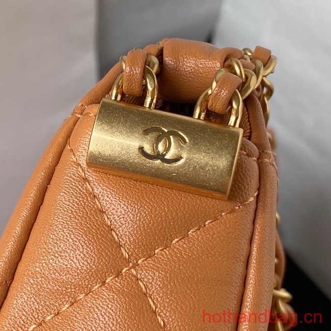 Chanel SMALL HOBO HANDBAG AP3647 brown