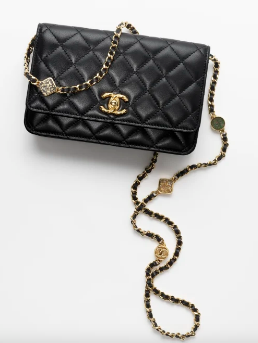 Chanel WALLET ON CHAIN AP3413 black